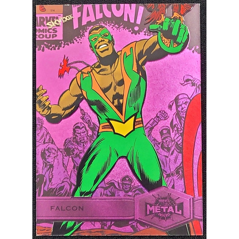 UPPER DECK MARVEL METAL UNIVERSE‎ SPIDER-MAN FALCON LIGHT FX PINK #D 61/75